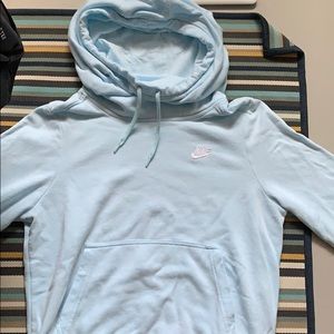 Nike hoodie light blue